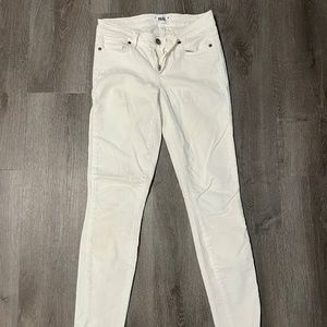 Paige Verdugo Ankle White Jeans size 25